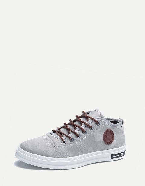 Lace Up Low Top Sneakers