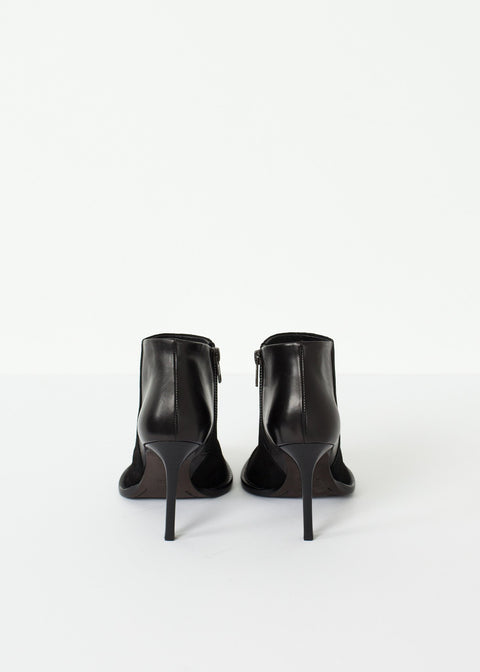 Camoscio Zip Heel Black