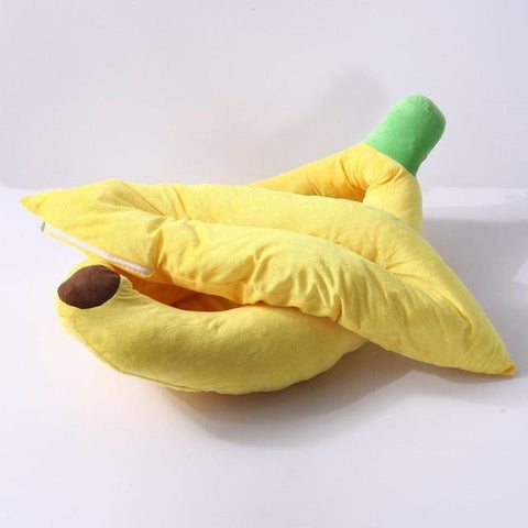 Banana Warm Cat House  Bed